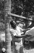 James Watson, street singer Tom Walton's apprentice - Saint Petersburg, Florida.