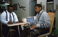 Gospel steel guitarist Aubrey Ghent (L) teaching his apprentice Elton Noble - Fort Pierce, Florida