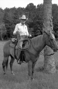 Cow whip maker George "Junior" Mills - Okeechobee, Florida.