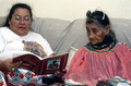 Seminole healer Susie Jim Billie, right, and apprentice Mary Johns - Clewiston, Florida
