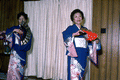 Kazuko Law, right, and apprentice Ofuyu Forrest performing a traditional Japanese dance - Gulf Breeze, Florida
