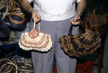 Baskets made by Mary Brandenburg and her mother - West Palm Beach, Florida.