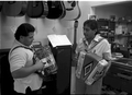 Norteno accordion player Tomas Granado, right, and his apprentice Abe Arrazola - Homestead, Florida.