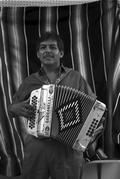 Tomas Granado, Norteno accordion player - Homestead, Florida.