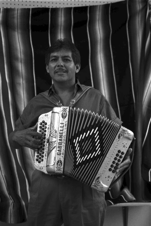 Tomas Granado, Norteno accordion player - Homestead, Florida.