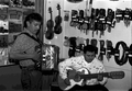 Norteno accordion player Tomas Granado, left, and his apprentice Abe Arrazola - Homestead, Florida.