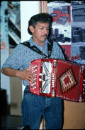 Tomas Granado, Norteno accordion player - Homestead, Florida.