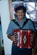 Tomas Granado, Norteno accordion player - Homestead, Florida.