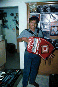 Tomas Granado, Norteno accordion player - Homestead, Florida.