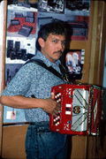 Tomas Granado, Norteno accordion player - Homestead, Florida.
