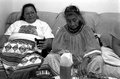 Seminole healer Susie Jim Billie, right, discussing herbs with her apprentice Mary Johns - Clewiston, Florida.