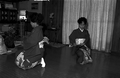 Kazuko Law, left, and her apprentice Ofuyu Forrest practicing traditional Japanese dance - Gulf Breeze, Florida.
