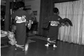 Kazuko Law, left, and her apprentice Ofuyu Forrest practicing traditional Japanese dance - Gulf Breeze, Florida.