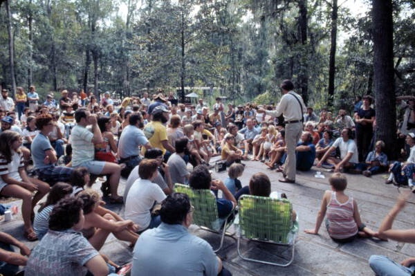 Gamble Rogers performs at the Florida Folklife Festival - White Springs, Florida