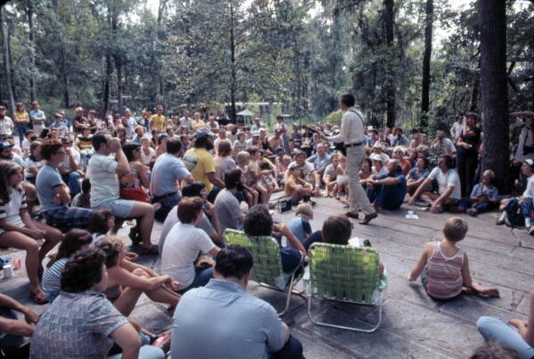 Gamble Rogers performs at the Florida Folklife Festival - White Springs, Florida