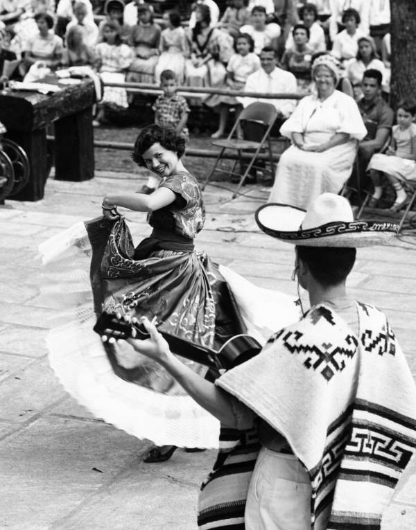 Mexican dancers performing at the Florida Folk Festival - White Springs, Florida