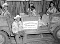 Billy Bowlegs III, front, with Frank and Lottie Shore and their children at the 1958 Florida Folk Festival - White Springs, Florida