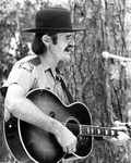 Dale Crider performing at the 1972 Florida Folk Festival - White Springs, Florida