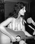 Eugenia Fitchen of Merritt Island performing at the 1977 Florida Folk Festival - White Springs, Florida.