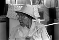 Basket maker Lucreaty Clark at the 1984 Florida Folk Festival - White Springs, Florida