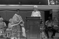 Seminole healer Susie Jim Billie being presented with a 1985 Folk Heritage Award at the Florida Folk Festival - White Springs, Florida