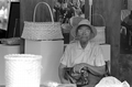 Basket maker Lucreaty Clark at the 1984 Florida Folk Festival - White Springs, Florida
