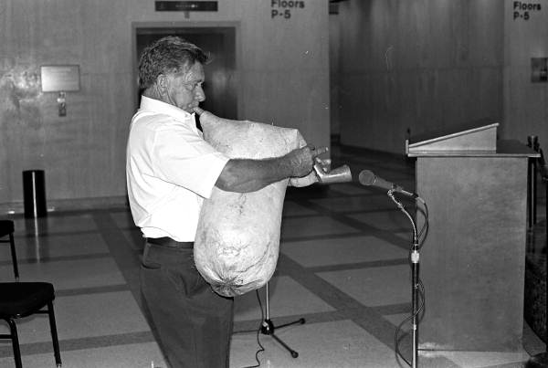 Nikitas Tsimouris performing at the 1985 Folk Heritage Awards - Tallahassee, Florida.