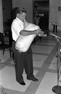 Nikitas Tsimouris performing at the 1985 Folk Heritage Awards - Tallahassee, Florida.