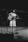 Eugenia Fitchin performing at the 1986 Florida Folk Festival - White Springs, Florida