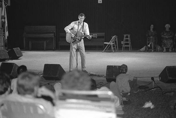 Gamble Rogers performing at the 1987 Florida Folk Festival - White Springs, Florida