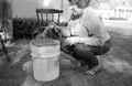 Lubow Dochwat Gurley making Ukrainian pysanky eggs - White Springs, Florida