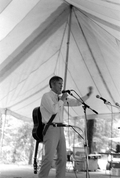 Gamble Rogers entertaining at the 1991 Florida Folk Festival - White Springs, Florida