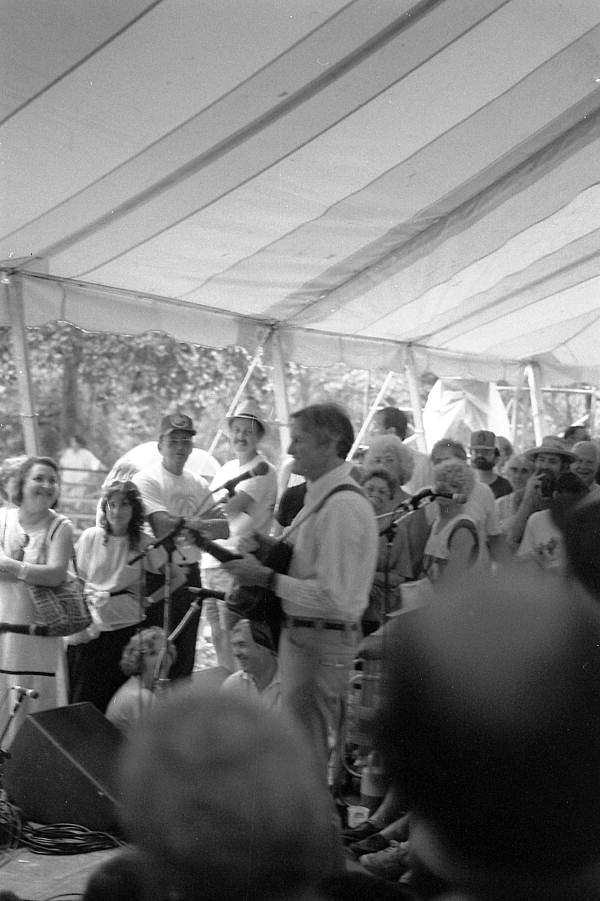 Gamble Rogers performing at the 1991 Florida Folk Festival - White Springs, Florida