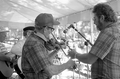 Goose Culbreath, old-time fiddler, performing with The Grand Old Opry of Cortez at the 1992 Florida Folk Festival - White Springs, Florida.