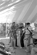 Goose Culbreath, third from right, performing with The Grand Old Opry of Cortez at the 1992 Florida Folk Festival - White Springs, Florida.