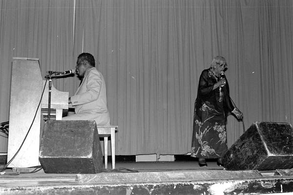 Mary McClain and Willie James performing - Williston, Florida