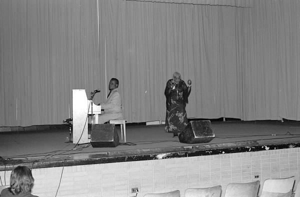 Mary McClain and Willie James performing - Williston, Florida