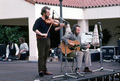 James Kelly, left, and Mick Moloney performing at the Traditions Festival - Miami, Florida.