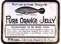 F. Higel's citrus jelly label.