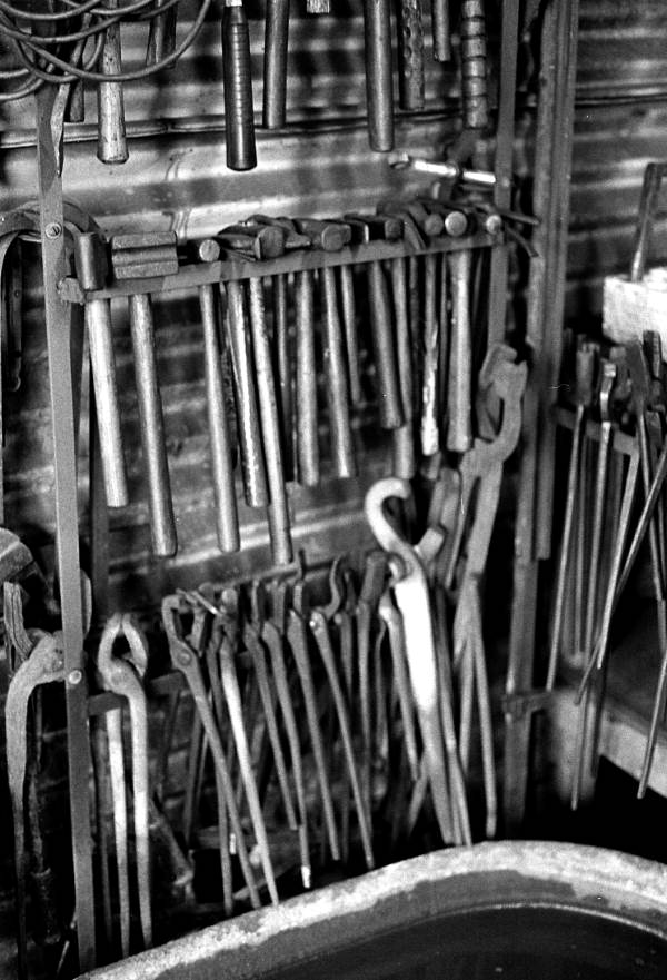 Farrier's tools.