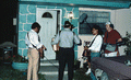 La Fuerza del Norte performs in front of a house - Homestead, Florida.