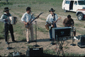 La Fuerza del Norte performing for a radio program - Florida City, Florida.