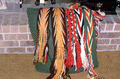 Examples of creek sash weaving .