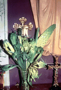 Catholic Church Easter decorations - Saint Augustine, Florida .