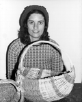 Barbara Ceryak with her basket - White Springs, Florida