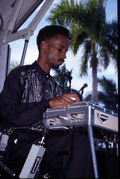 Member of Sarasota Sacred Steel band - Fort Myers, Florida.