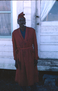 Diddley bow player Moses Williams