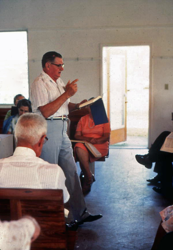 Sacred Harp singing at the Bethlehem Primitive Baptist Church - Old Chicora, Florida