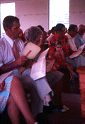 Sacred Harp singing by the congregation at Bethlehem Primitive Baptist Church - Old Chicora, Florida