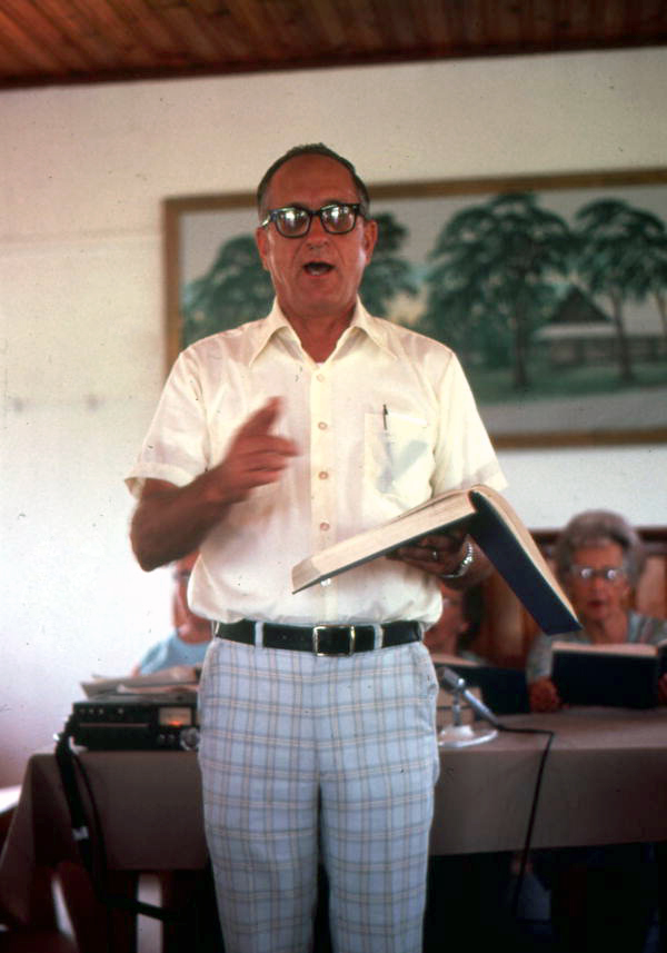 Sacred Harp singing at the Bethlehem Primitive Baptist Church - Old Chicora, Florida